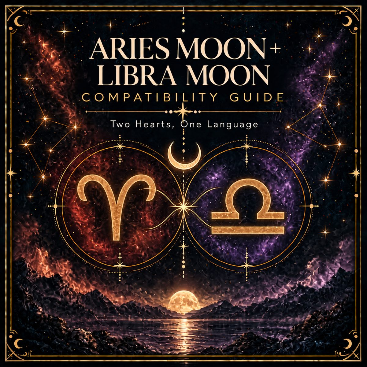 Aries Moon + Libra Moon Compatibility Guide