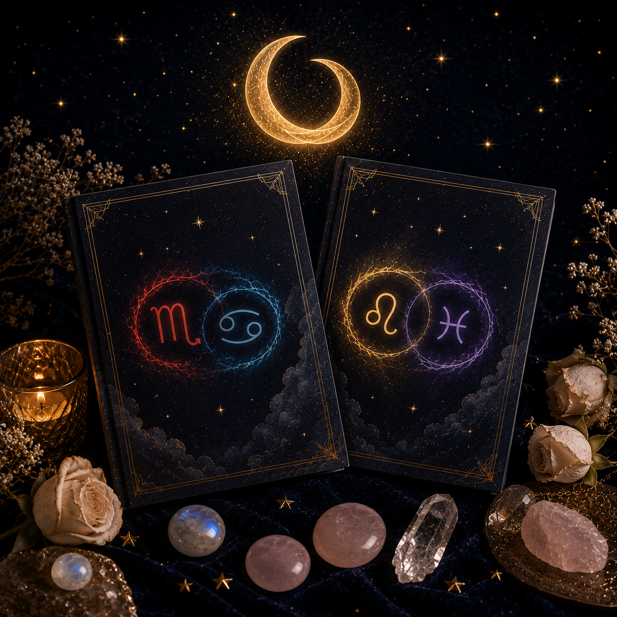 Compatibility Bundle — Any 2 Moon Sign Compatibility Guides