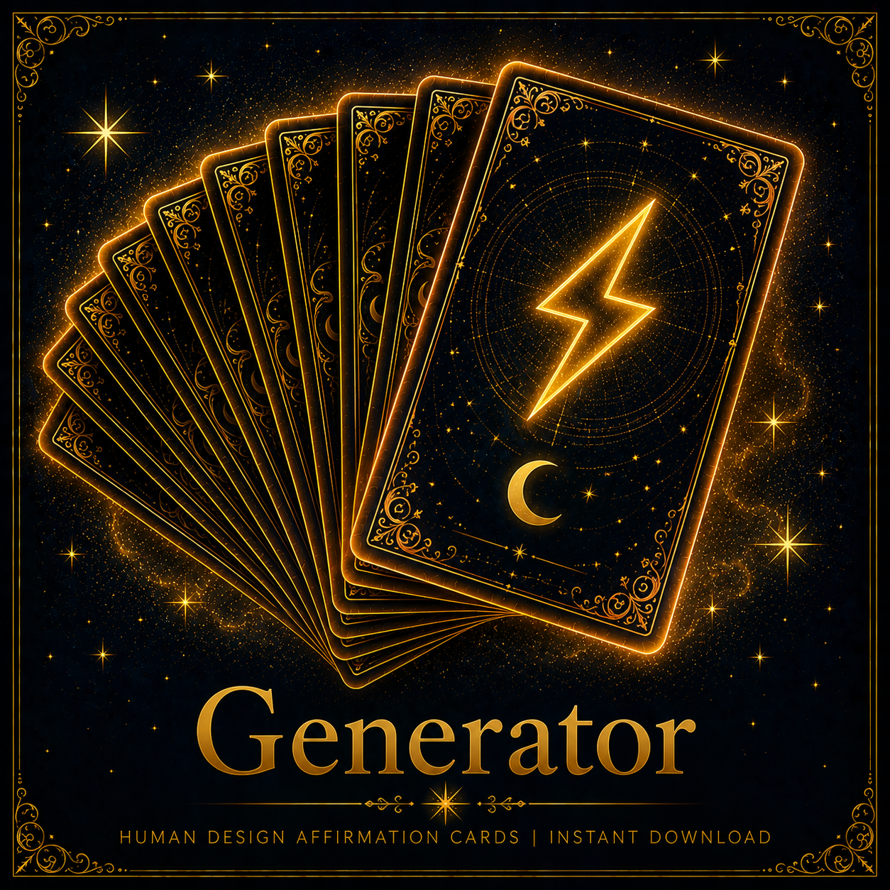Generator Affirmation Card Deck | Human Design