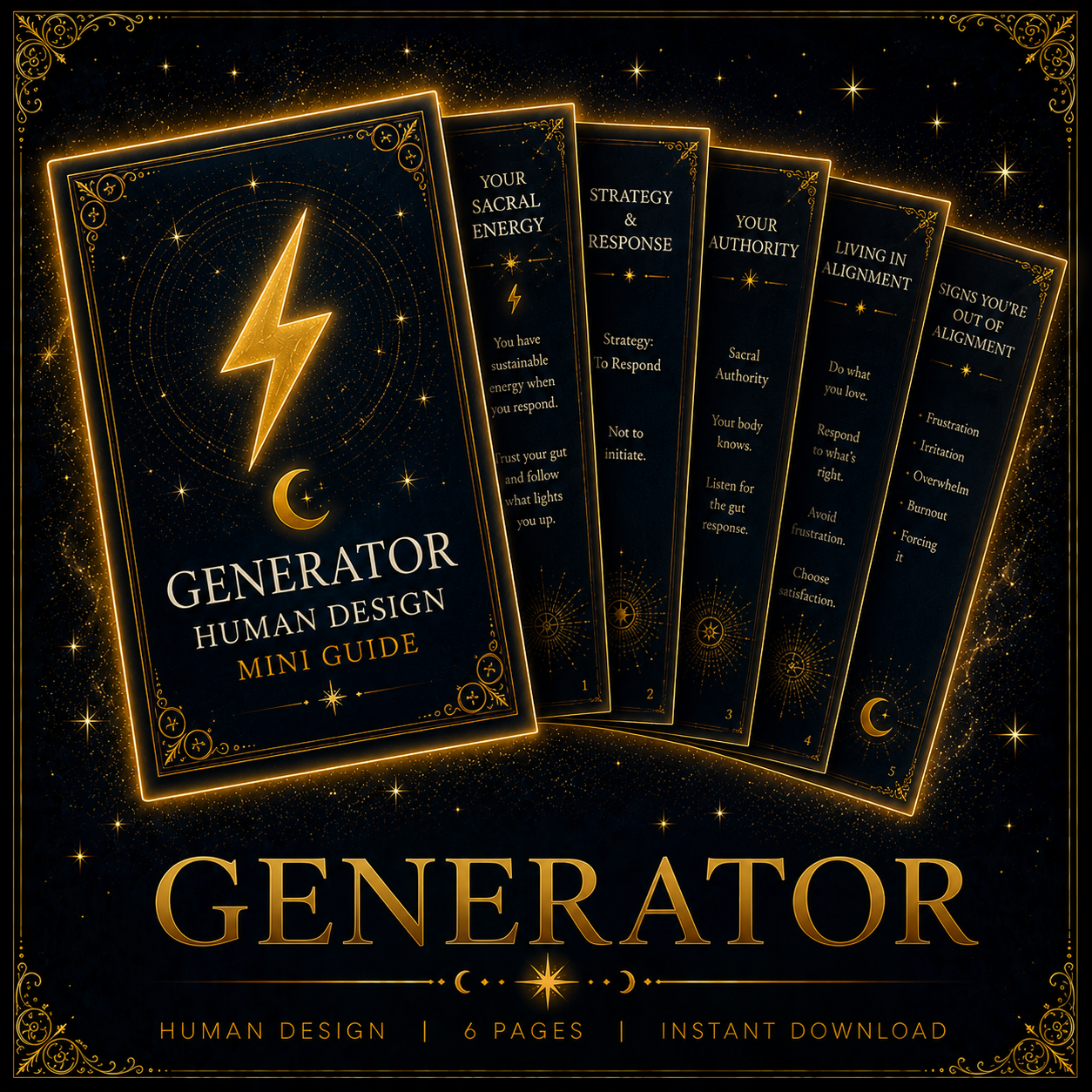 Generator Human Design Mini Guide