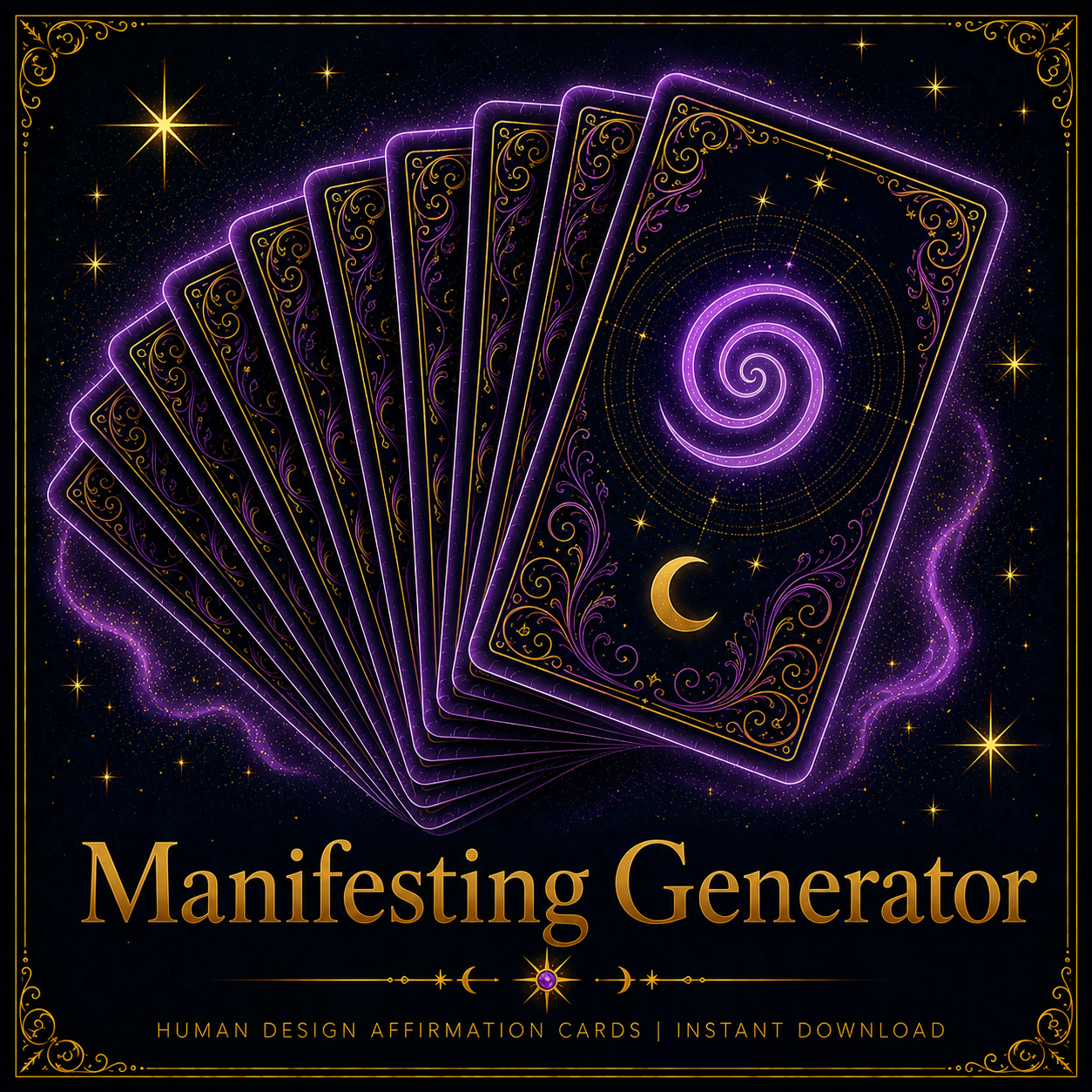 Manifesting Generator Affirmation Card Deck | Human Design