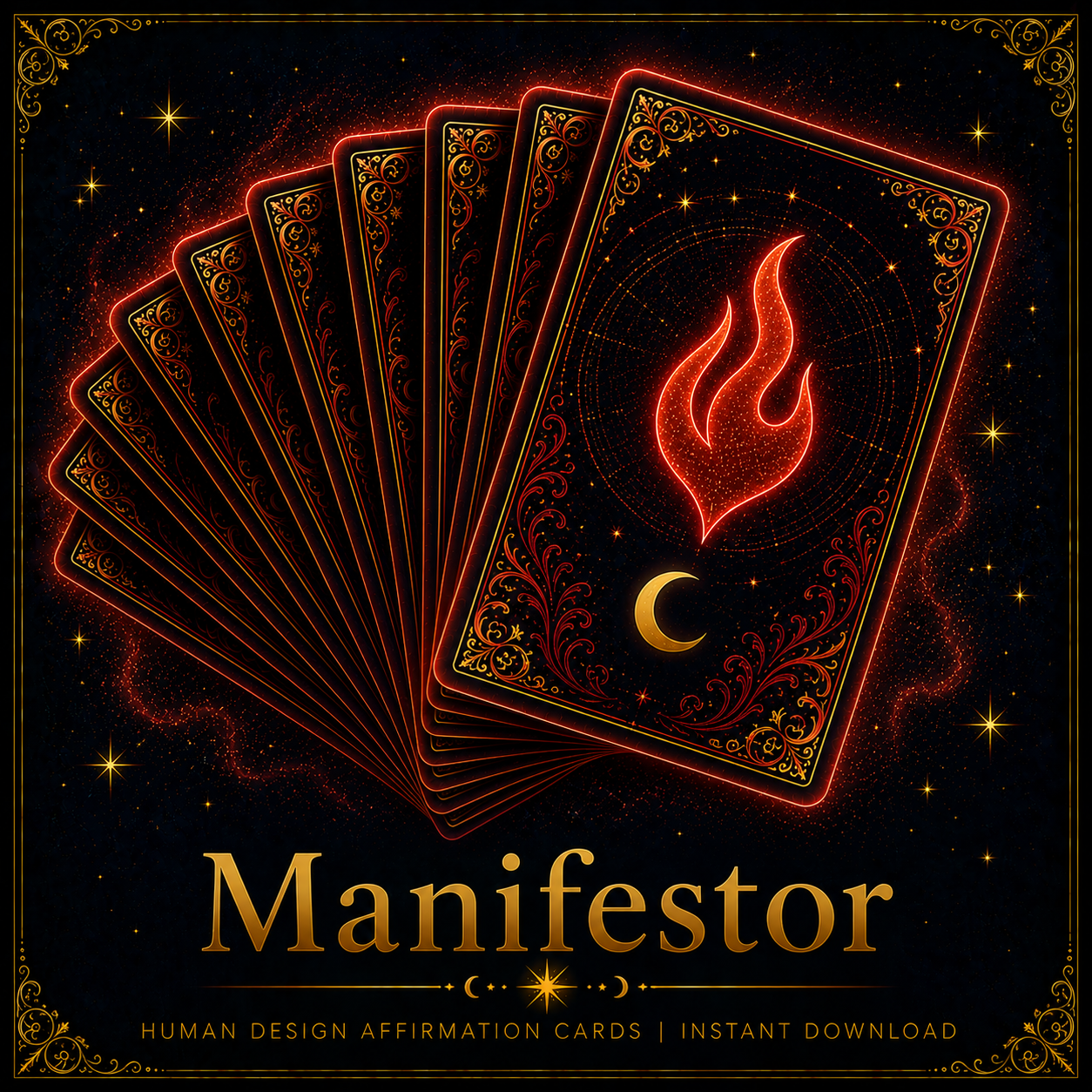 Manifestor Affirmation Card Deck | Human Design