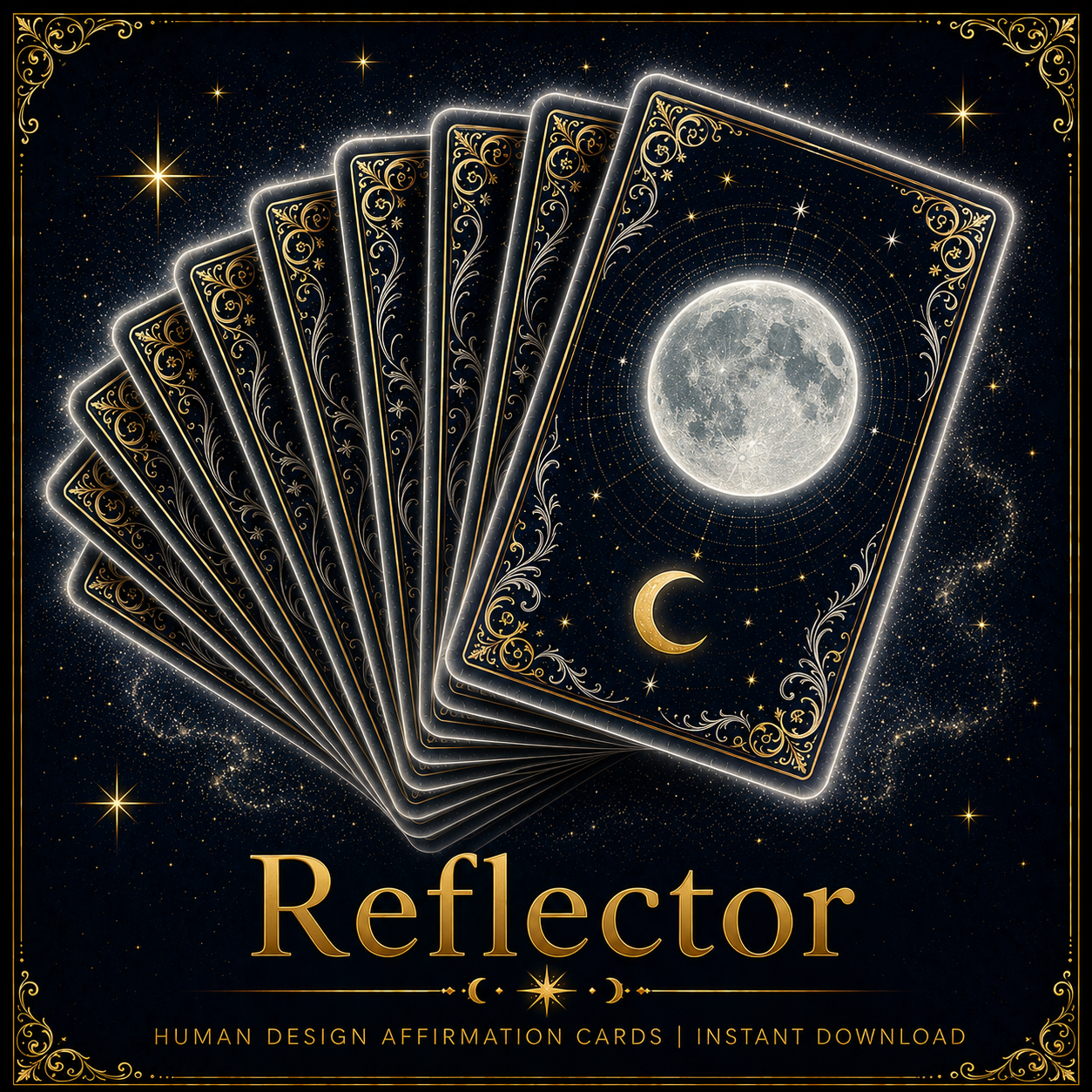 Reflector Affirmation Card Deck | Human Design