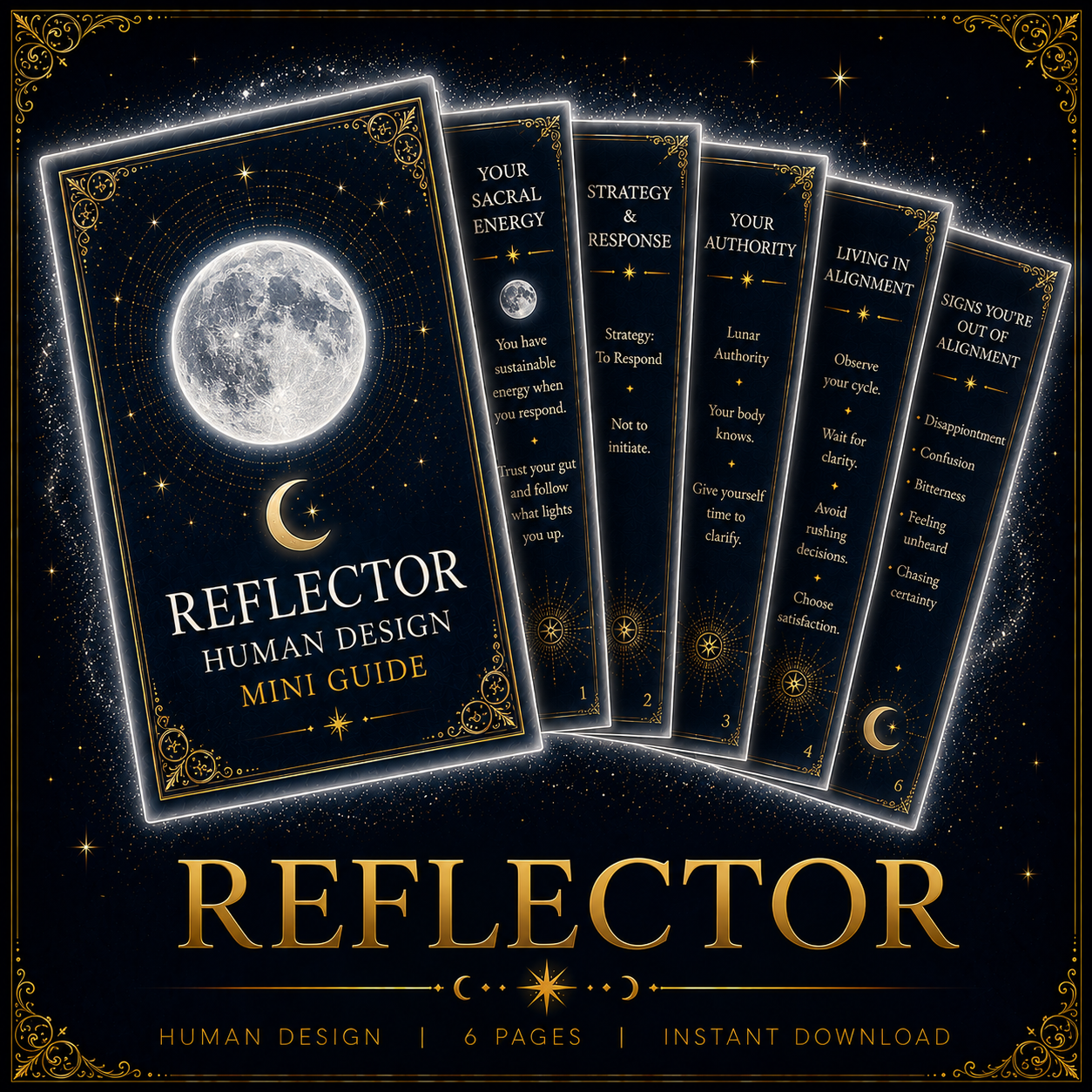 Reflector Human Design Mini Guide