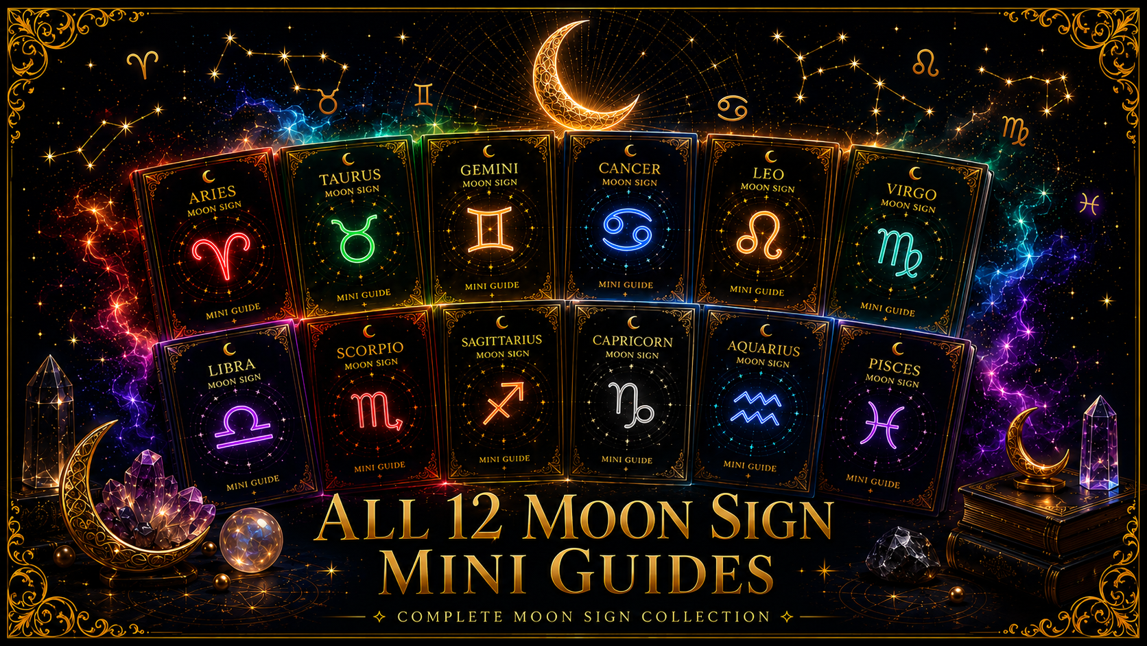 All 12 Moon Sign Mini Guides