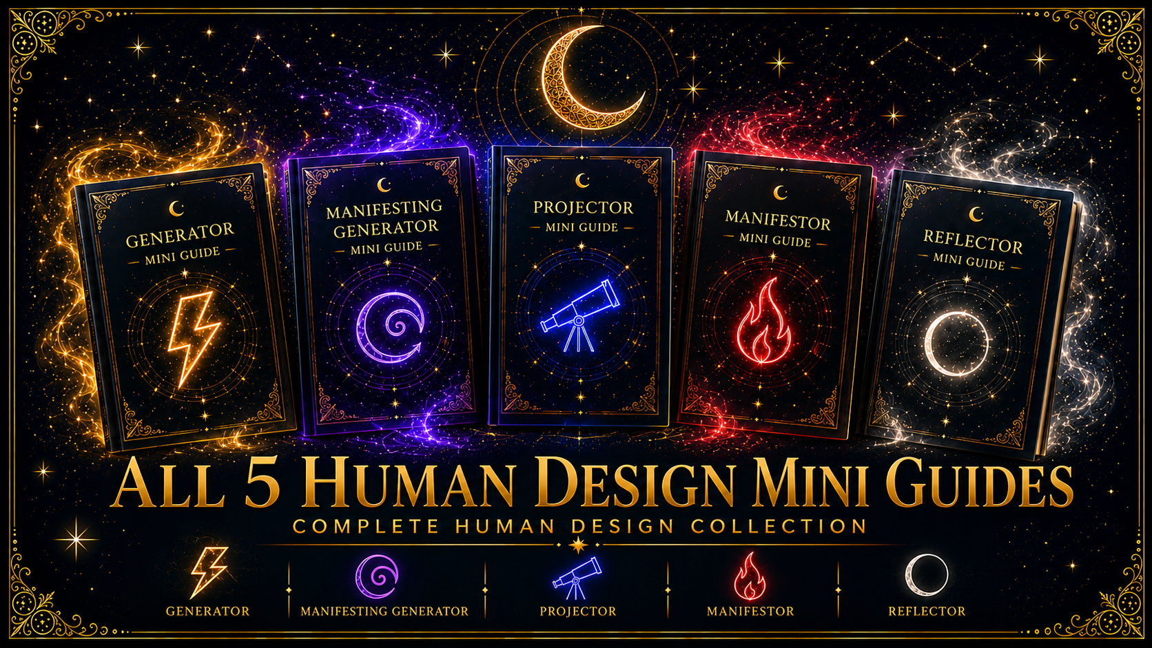 All 5 Human Design Mini Guides