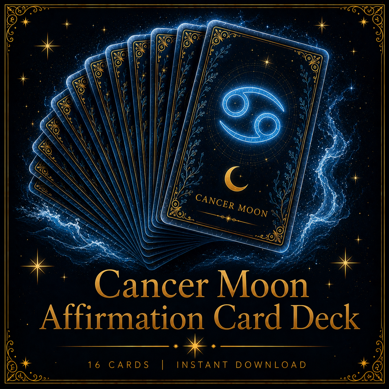 Cancer Moon Affirmation Card Deck