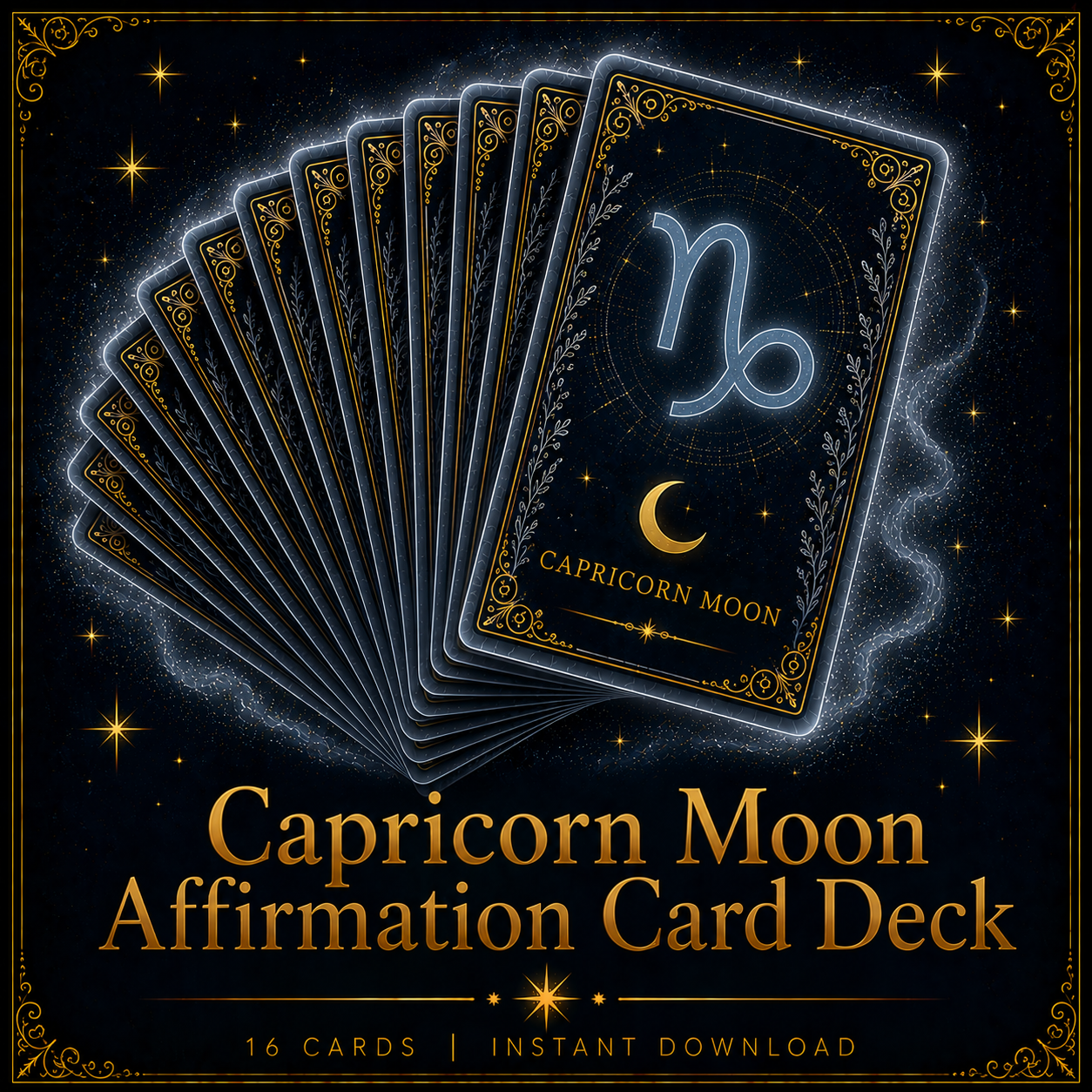 Capricorn Moon Affirmation Card Deck
