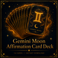 Gemini Moon Affirmation Card Deck