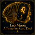 Leo Moon Affirmation Card Deck