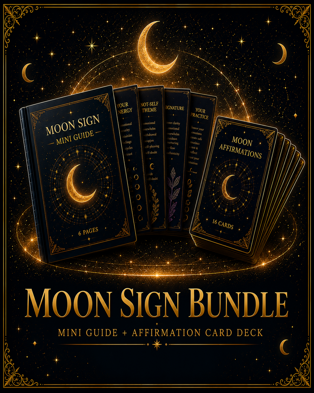 Moon Sign Mini Guide + Card Deck