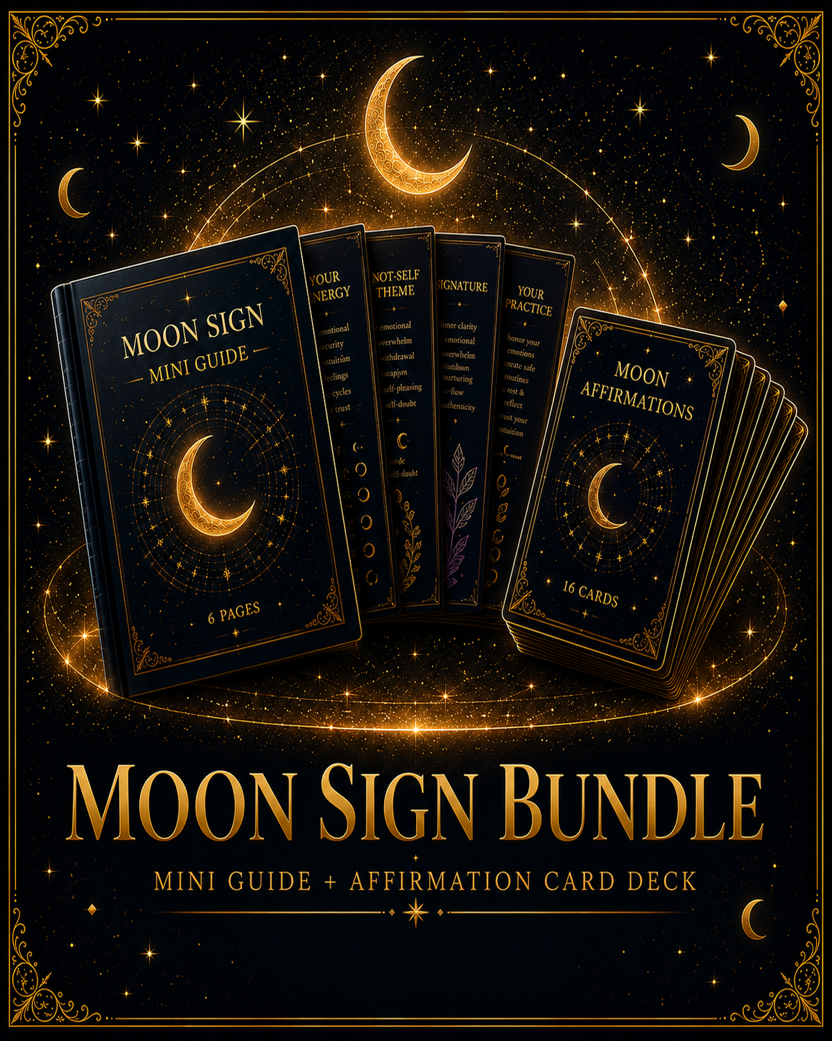 Moon Sign Mini Guide + Card Deck