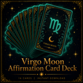 Virgo Moon Affirmation Card Deck